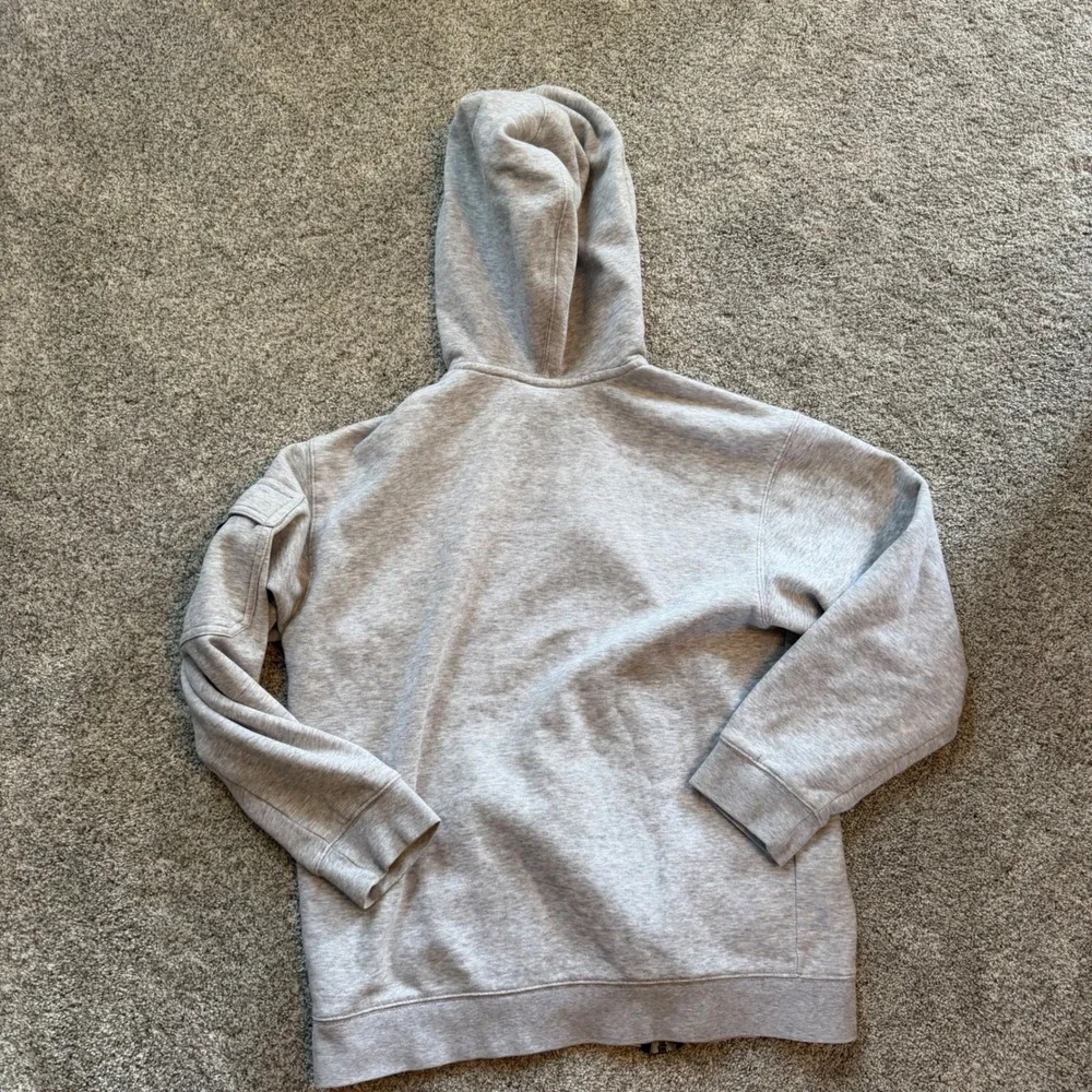 Vintage Nike Boys Large 14-16 Full Zip Hoodie 72 Graphic Sleeve Sweatshirt